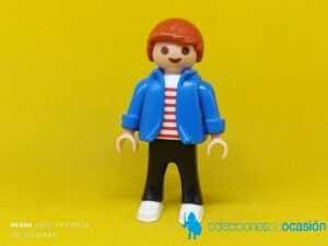 Playmobil Niño city con chaqueta azul