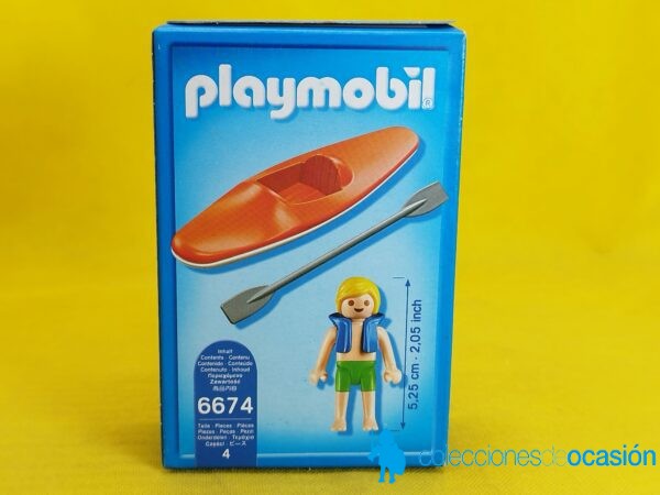 Playmobil Niño con Kayak REF 6674 - Imagen 2