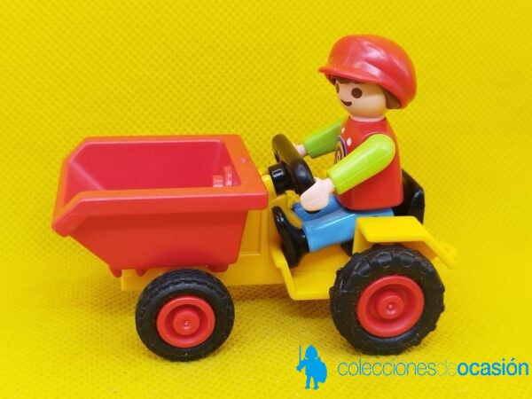 Playmobil Niño con dumper, niño con volquete - Imagen 3