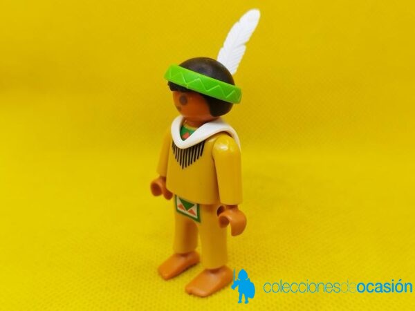 Playmobil Niño indio descalzo, niño del oeste - Imagen 2