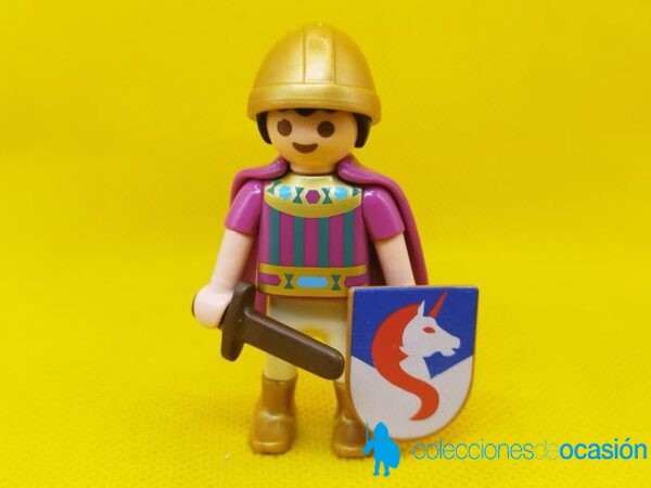 Playmobil Niño medieval con escudo y espada