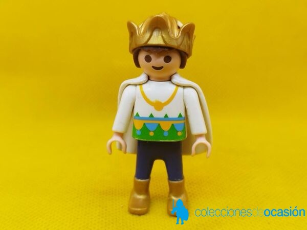 Playmobil Niño príncipe con capa y corona