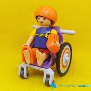 Playmobil Niño vendado con silla de ruedas, herido