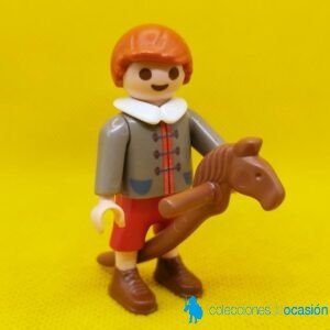 Playmobil Niño vintage con caballito de madera