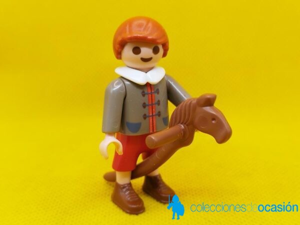 Playmobil Niño vintage con caballito de madera