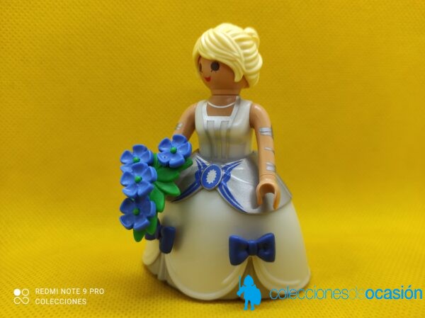 Playmobil Novia con ramo de flores azules