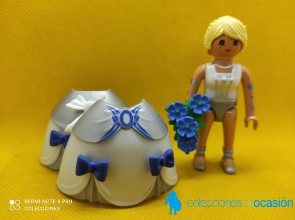 Playmobil Novia con ramo de flores azules - Imagen 4