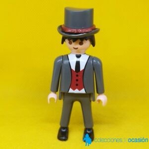 Playmobil Novio con chistera y traje gris
