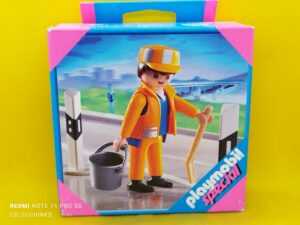 Playmobil Obrero de carretera con balizas Special REF 4682