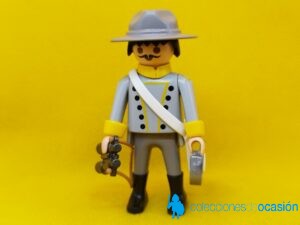 Playmobil Oficial confederado con prismáticos y sable