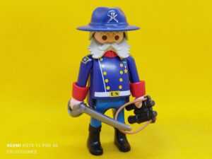 Playmobil Oficial de artillería del Norte, yanki