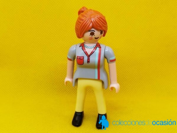 Playmobil Operaria de supermercado, operaria de gasolinera