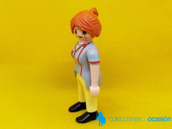 Playmobil Operaria de supermercado, operaria de gasolinera - Imagen 2