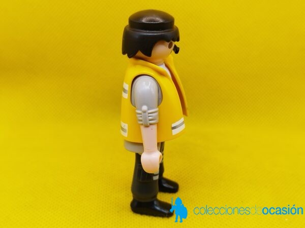 Playmobil Operario con micro y chaleco de alta visibilidad - Image 3