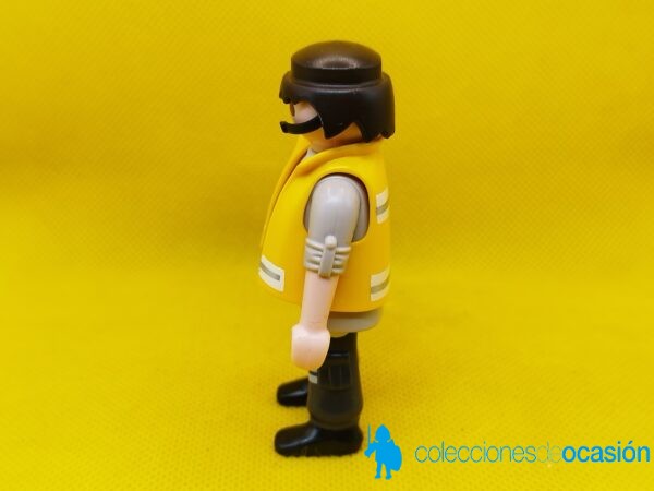 Playmobil Operario con micro y chaleco de alta visibilidad - Image 2