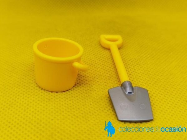 Playmobil Pala y cubo amarillo, herramienta - Imagen 2