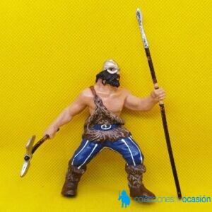 Papo Guerrero vikingo con lanza y hacha de combate