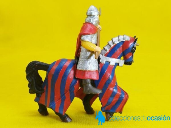 Papo caballero medieval con hacha de combate - Imagen 2