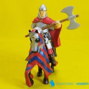 Papo caballero medieval con hacha de combate