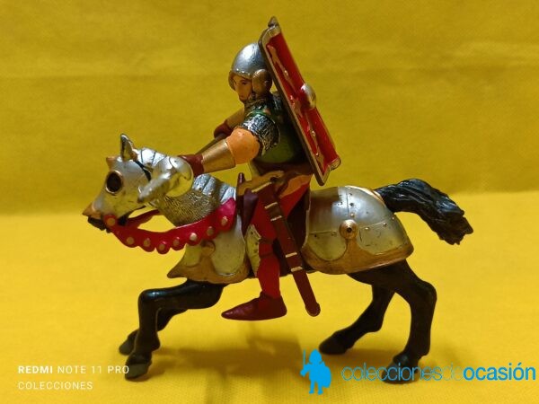 Papo soldado medieval a caballo - Imagen 2