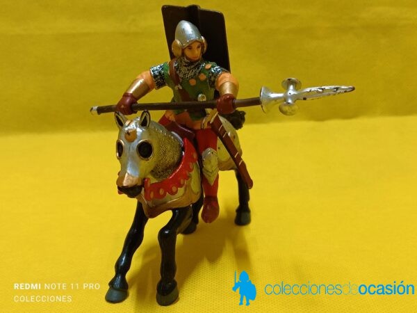 Papo soldado medieval a caballo