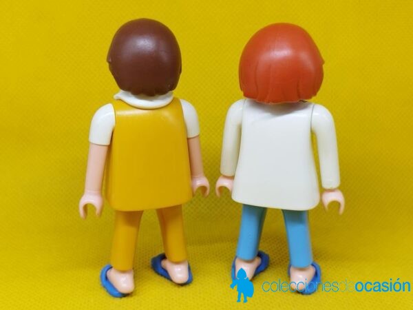 Playmobil Pareja con pijamas, matrimonio para casa de muñecas - Imagen 3