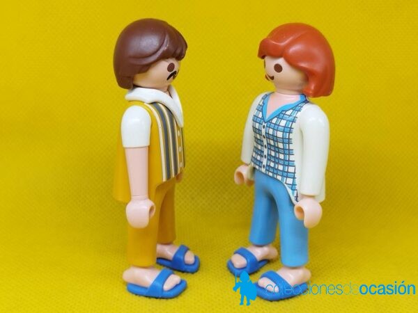 Playmobil Pareja con pijamas, matrimonio para casa de muñecas - Imagen 2
