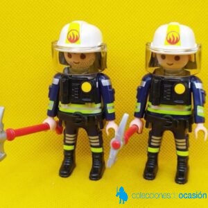 Playmobil Pareja de bomberos con hachas