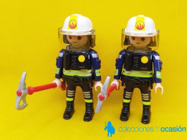 Playmobil Pareja de bomberos con hachas