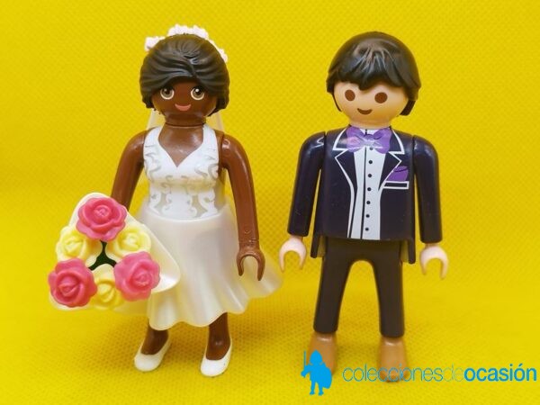 Playmobil Pareja de novios, recien casados con velo largo - Imagen 2