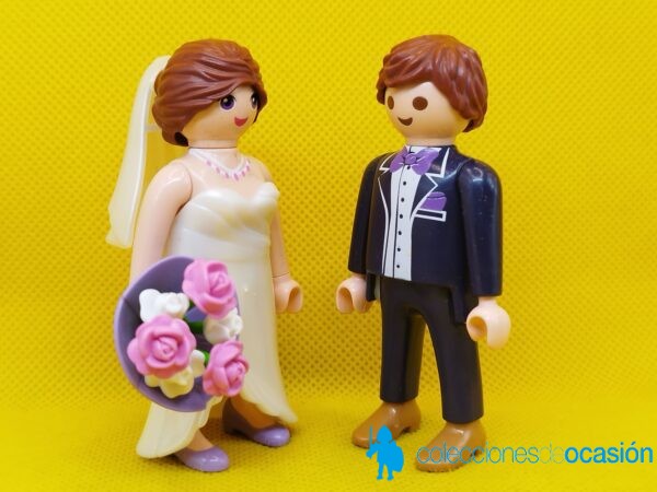 Playmobil Pareja de novios, recién casados con ramo - Imagen 2