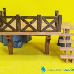 Playmobil Patíbulo, porche, barandilla, trono