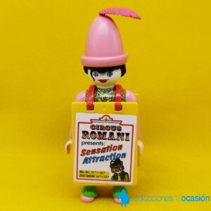 Playmobil Payaso con cartel publicitario de circo REF 3797