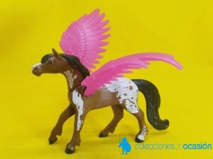 Playmobil Pegaso con alas rosas, animal mitológico