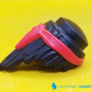 Playmobil pelo moreno con lazo rojo