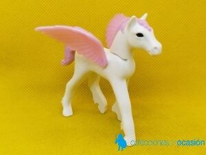 Playmobil Pequeño pegaso con alas rosas, animal mitológico