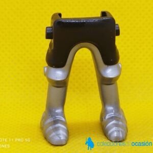 Playmobil Piernas de caballero con bota gris de armadura