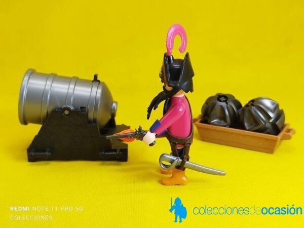 Playmobil Pirata con cañón big Berta REF 5730 - Imagen 3