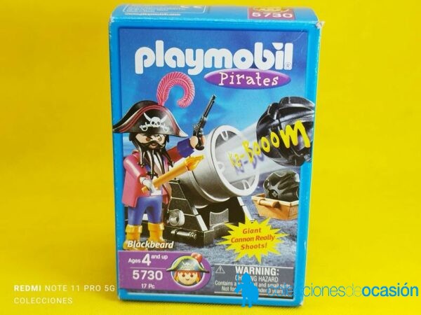 Playmobil Pirata con cañón big Berta REF 5730