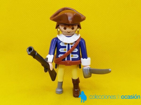 Playmobil Pirata con pata de palo y trabuco