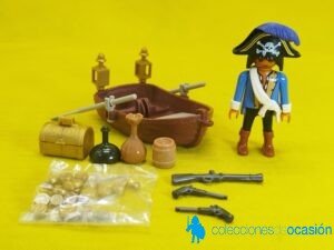 Playmobil Pirata con tesoro, Huevo REF 4942