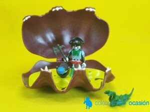 Playmobil Pirata fantasma con cañón en concha gigante REF 4802