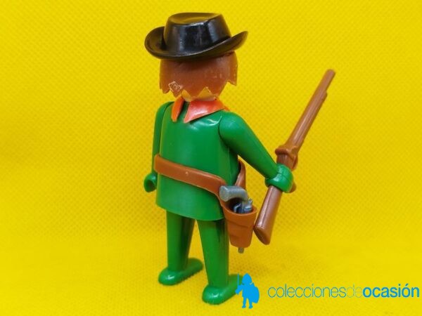 Playmobil Pistolero con pañuelo rojo, vaquero de manos fijas, click - Imagen 3