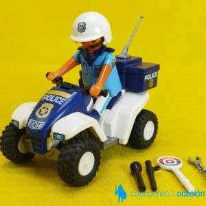 Playmobil Policía con quad REF 3655