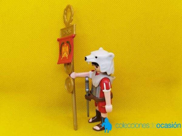 Playmobil Portaestandarte romano con cabeza de oso - Imagen 2