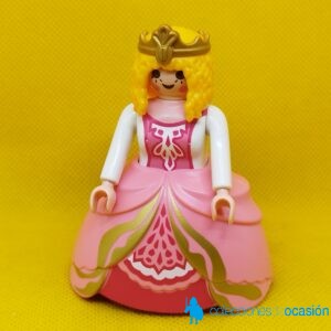Playmobil Princesa medieval con vestido rosa