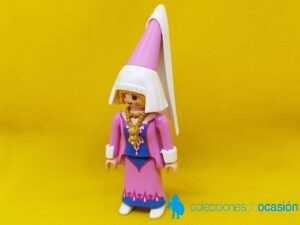 Playmobil Princesa medieval , dama de torneo con vestido rosa
