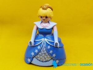 Playmobil Princesa rubia con vestido azul, reina