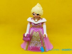 Playmobil Princesa rubia con vestido rosa