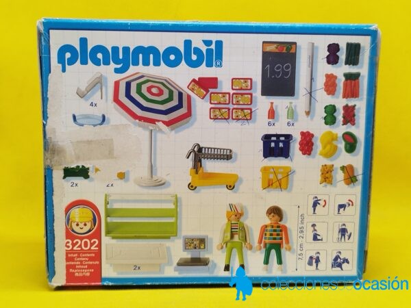 Playmobil Puesto de fruta REF 3202 - Imagen 7